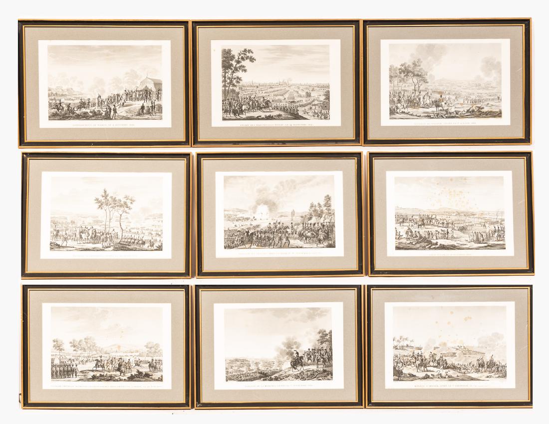 Nine Napoleonic War Engravings after Vernet (1 of 7)