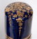 Pair, Cobalt Lidded Bottle Vases w/ Bird Motif - 8