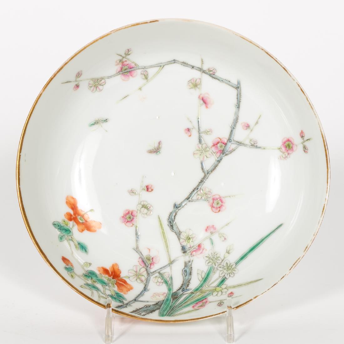 Chinese Low Bowl with Flowering Branch, Qing Mark (1 of 11)
