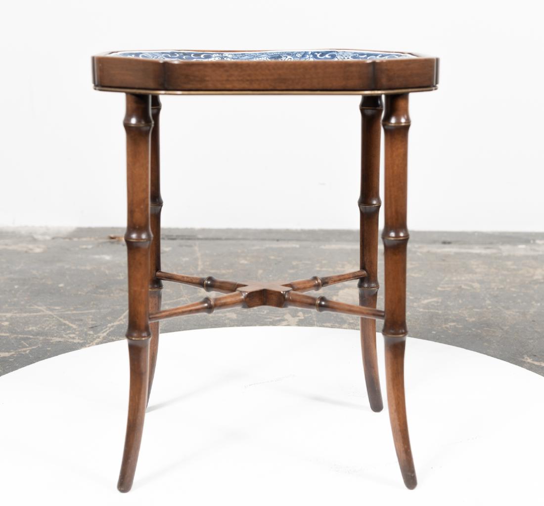 Chinese Export Blue & White Canton Platter w/Stand (1 of 7)