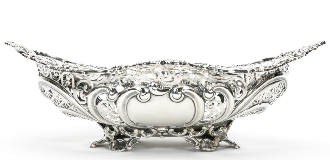 Gorham Sterling Reticulated Footed Bowl (1 of 9)