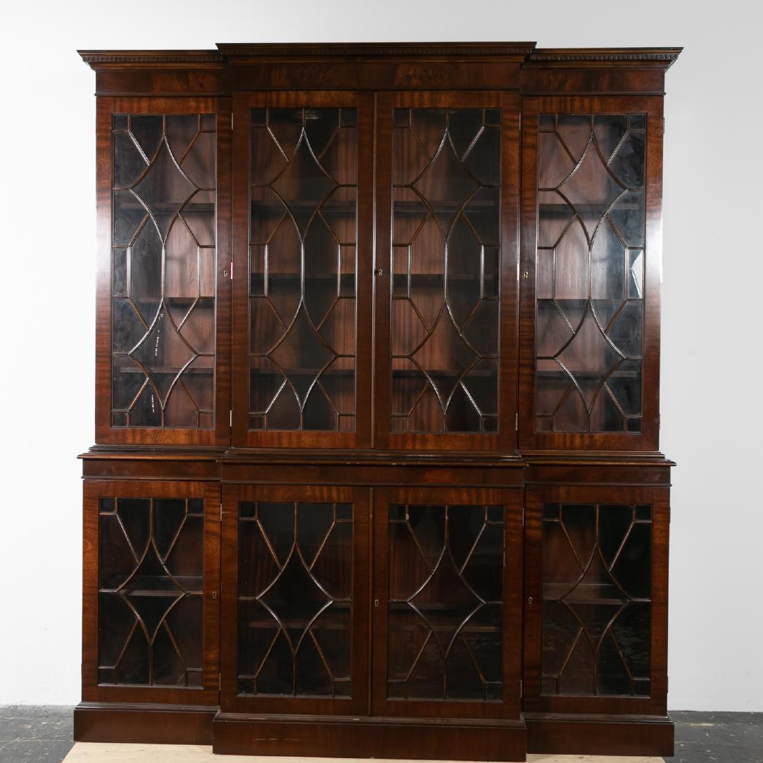 Trosby English Mahogany 8-Door Breakfront (1 of 13)