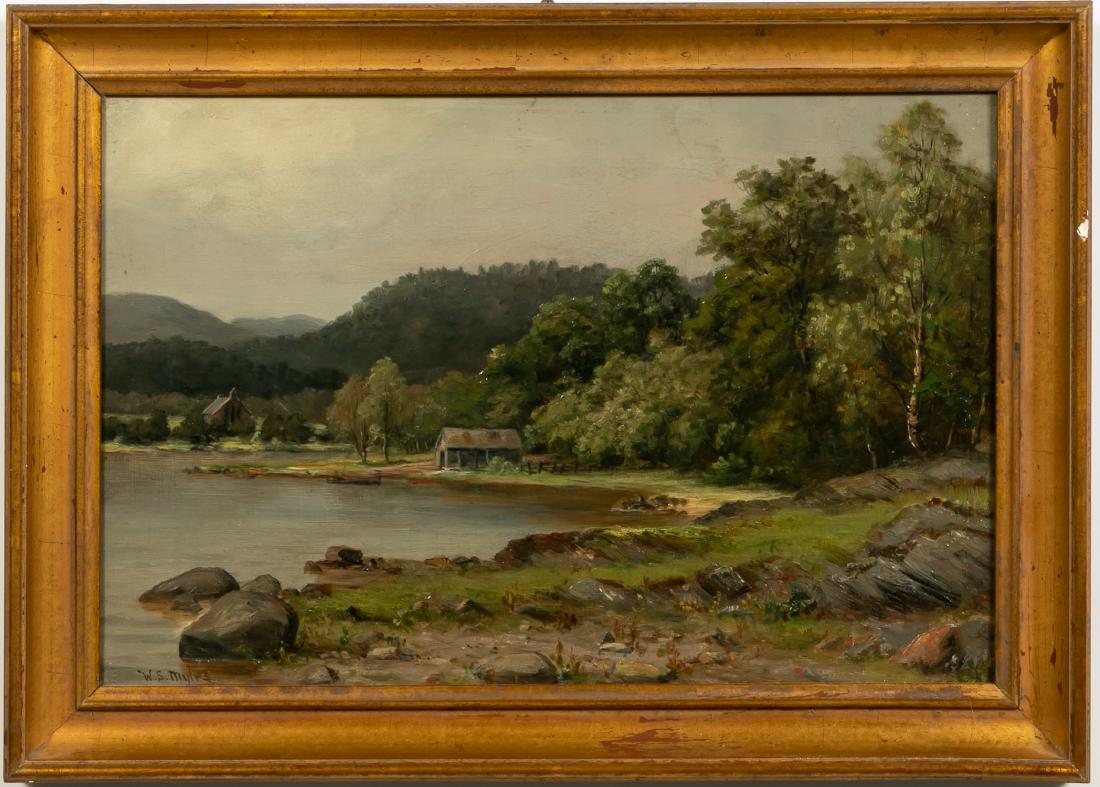 W.S. Myles, Oil on Canvas, Landscape (1 of 7)