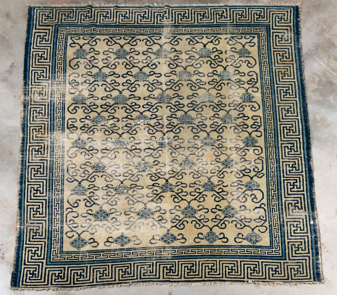 Chinese Hand Woven Ningxia Rug, 7' 10" x 9' 10" (1 of 6)