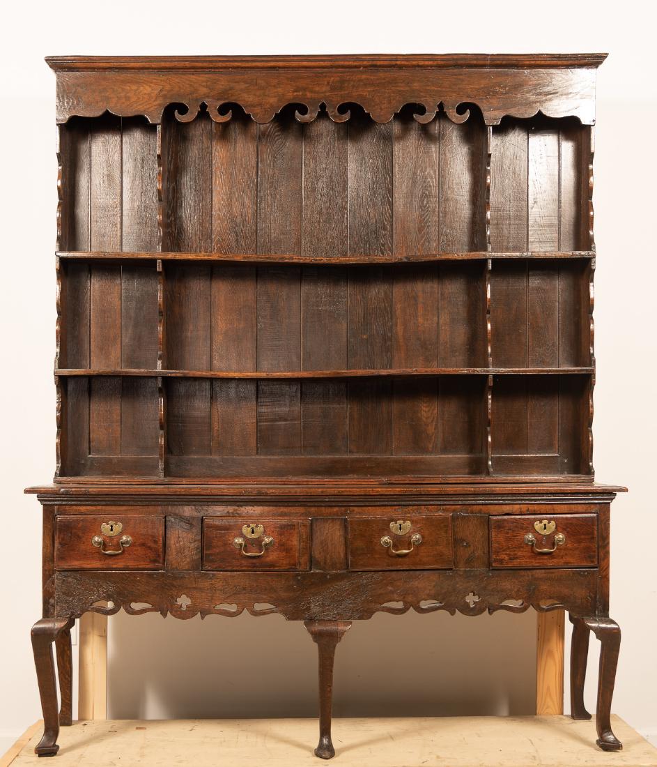 18th C. George III Oak Welsh Cupboard (1 of 9)