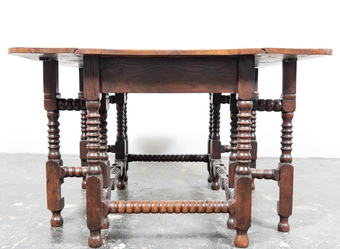 E. 20th Century Oak Drop Leaf Dining Table (1 of 11)