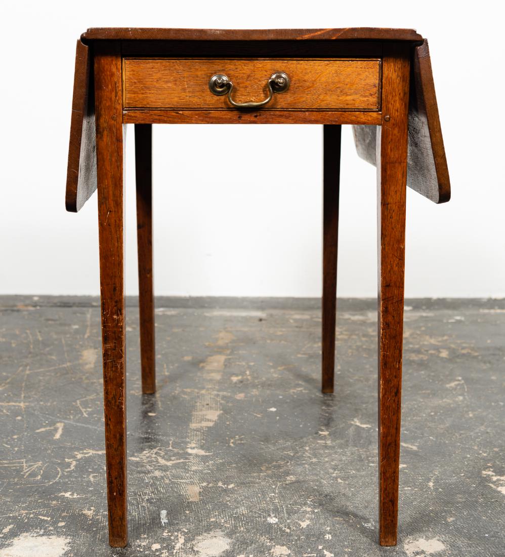 19th C. English Oak Pembroke Table (1 of 9)