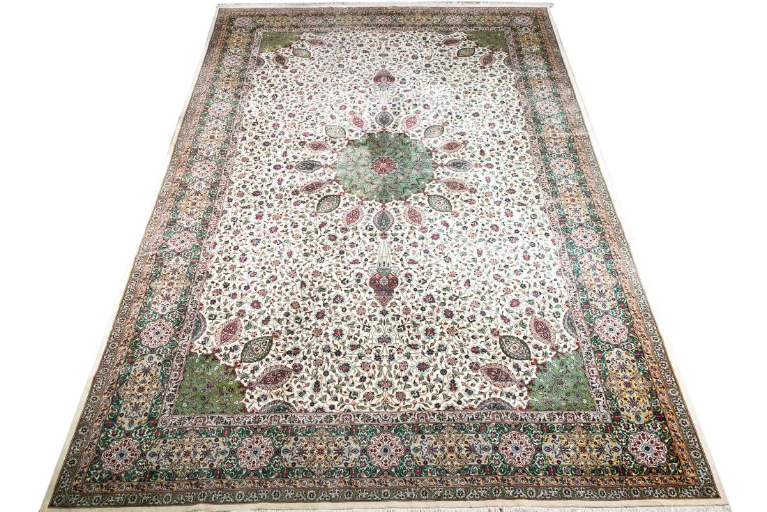 Palatial Hand Woven Tabriz Rug, 13' x 20' (1 of 6)
