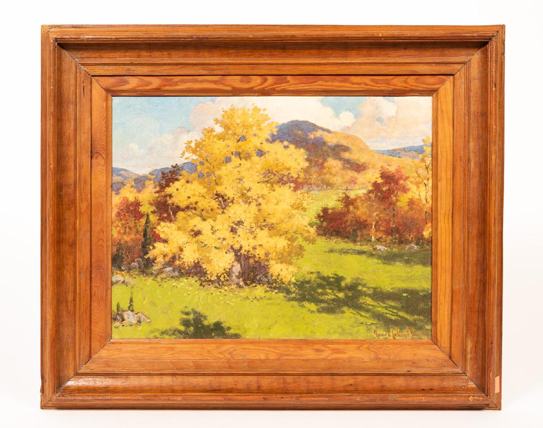 James C. Smith "Green Meadows" Oil on Board (1 of 4)