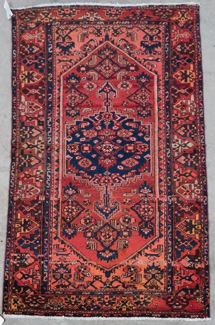 Hand Woven Zanjan Rug or Carpet, 4' x 6' 10" (1 of 4)