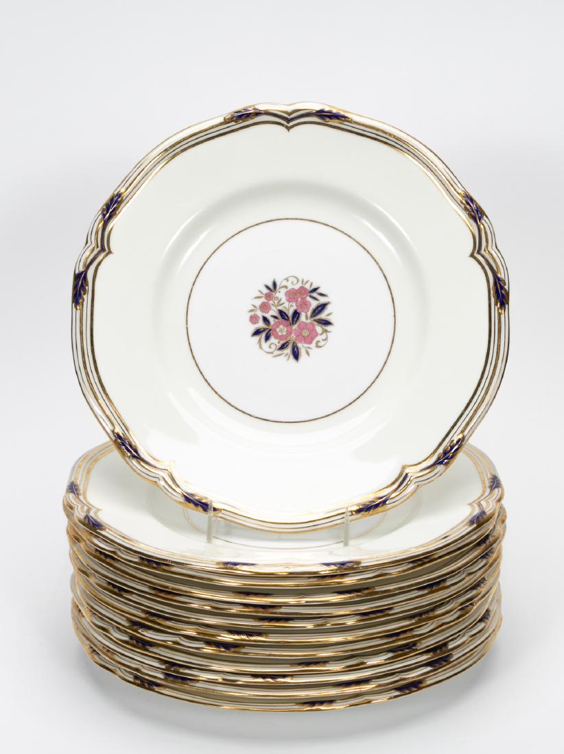 Tiffany & Co. China Set, Plates, 12 PCs, Floral (1 of 6)