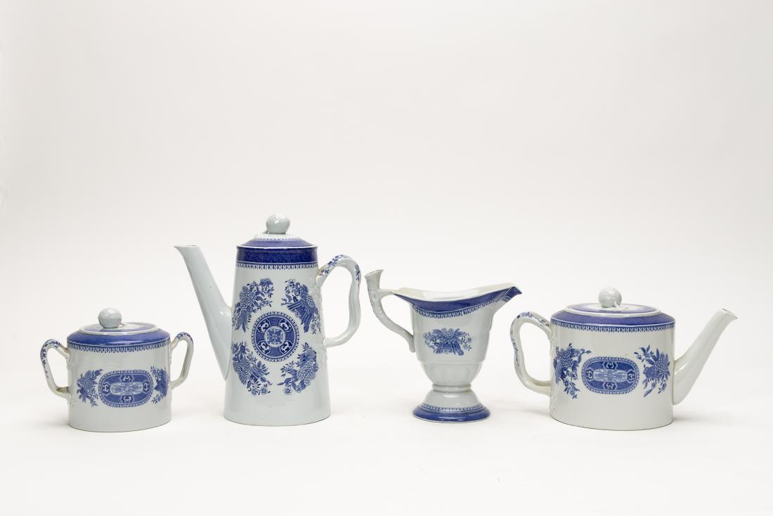 4 PC Copeland-Spode Blue & White Tea Set (1 of 12)