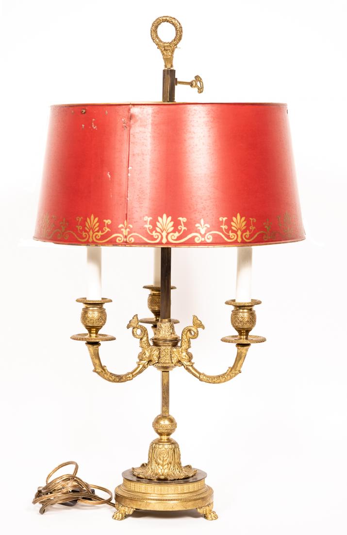 Louis XVI Style Bouillotte Table Lamp (1 of 7)