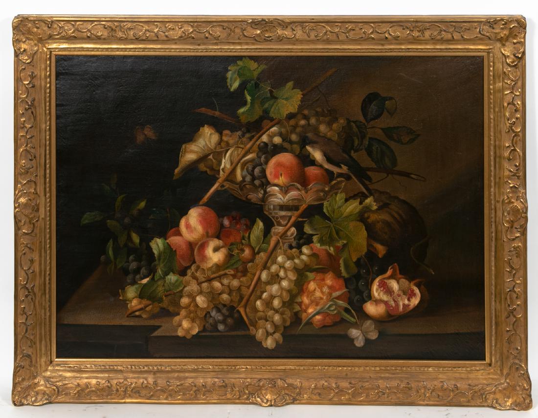 Late 19th/Early 20th C. Oil on Canvas, Still Life (1 of 4)