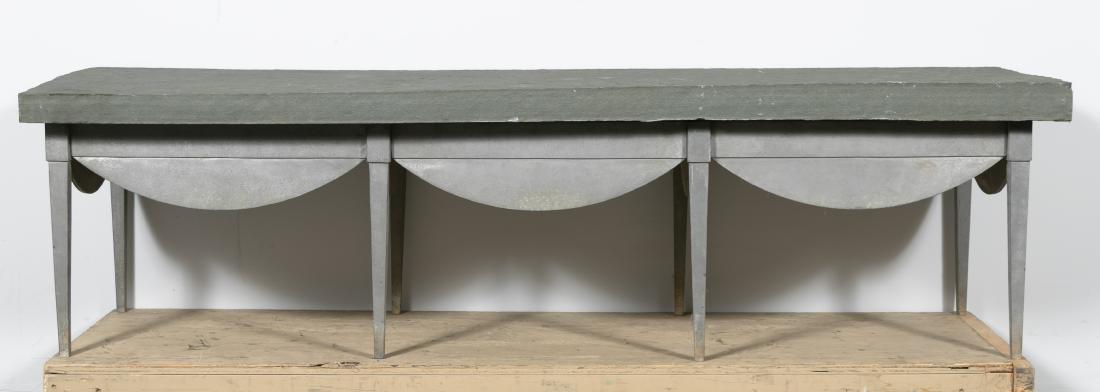 Kelly Gale Amen Aluminum & Stone Triple Bench (1 of 15)