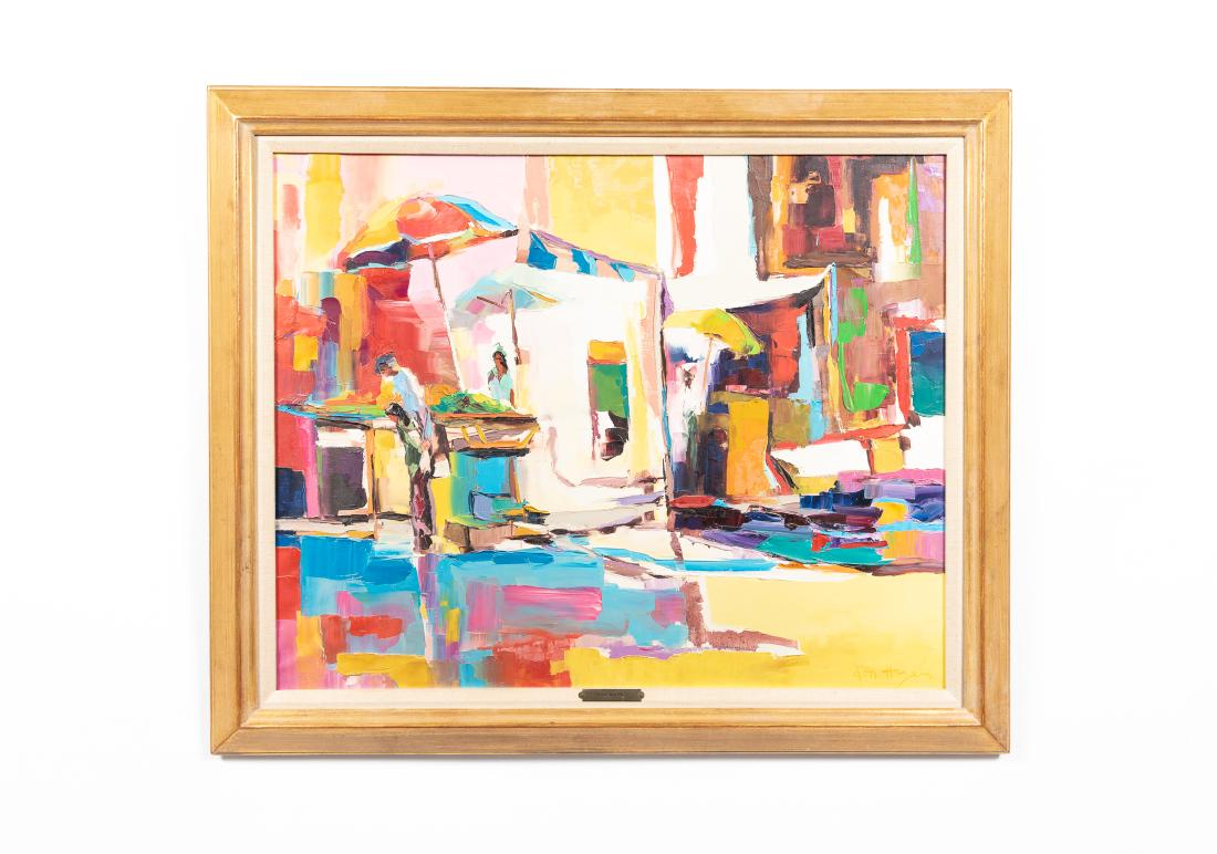 Don Hazen, Oil on Canvas, Street Scene (1 of 8)