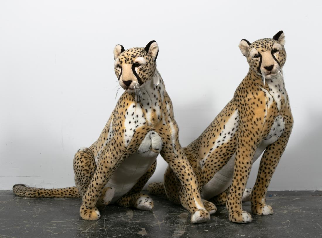 Two Lifesized French Plush Cheetahs (1 of 8)