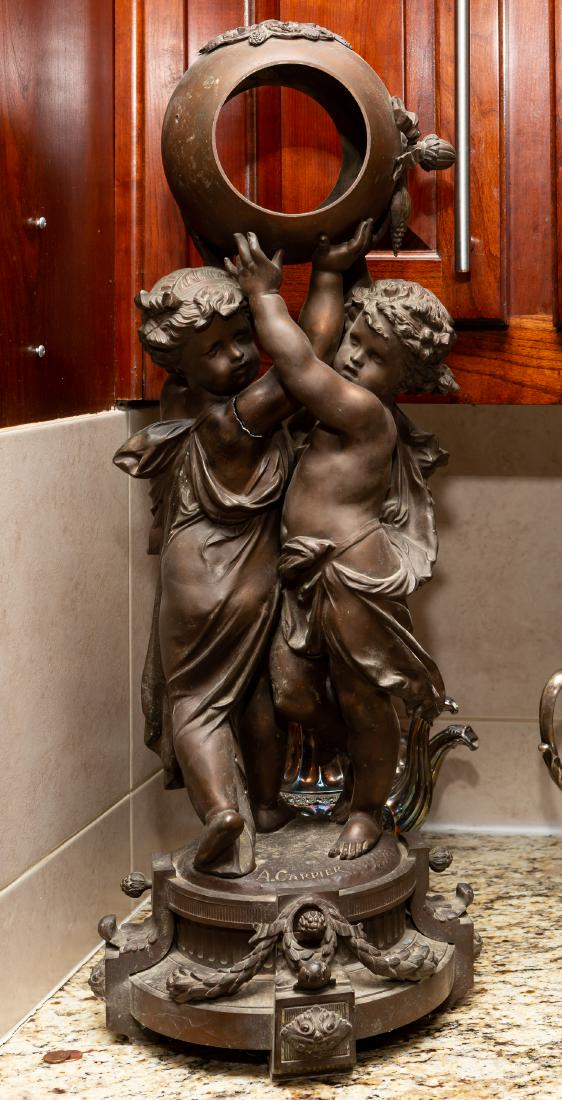 19th C. Carrier-Belleuse Figural Clock Case (1 of 5)