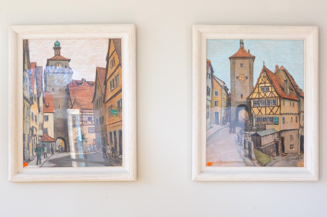 Pair, Rothenburg Church Scenes, Max Autenrieb (1 of 5)