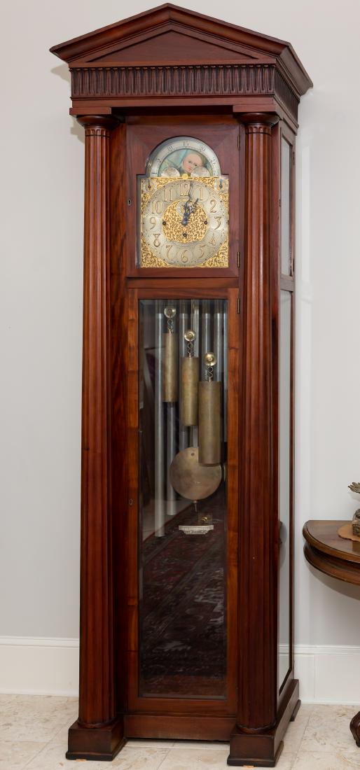 Monumental Tall Case Clock, Tobey Chicago (1 of 7)