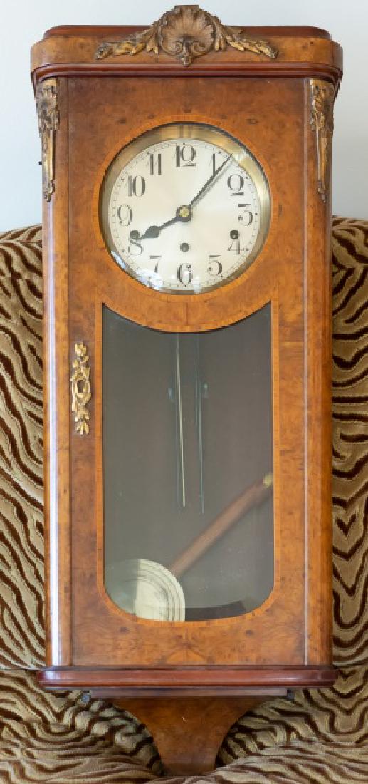 Birds Eye Maple Regulator Clock (1 of 4)