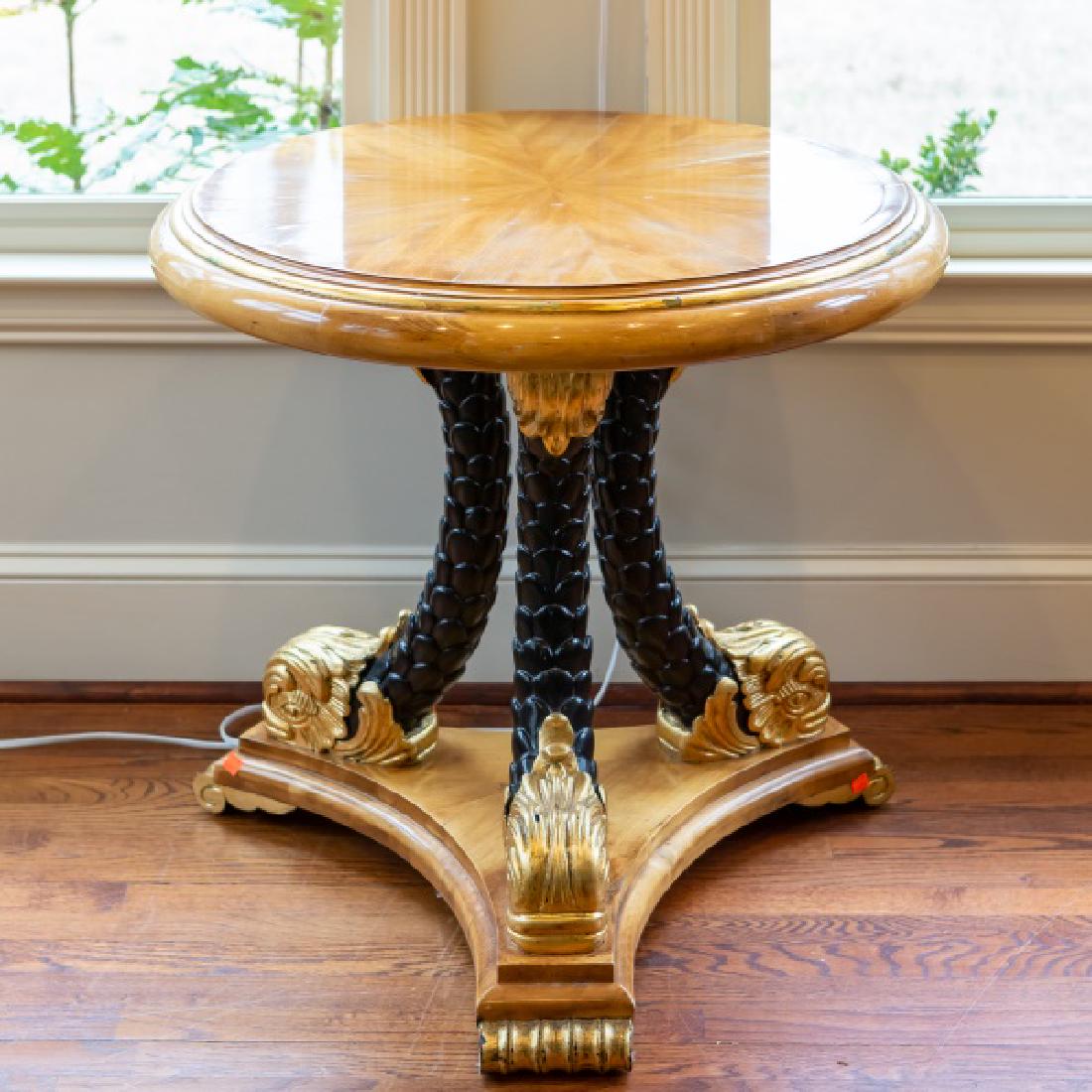Neoclassical Style Parcel Gilt Decorated Table (1 of 3)