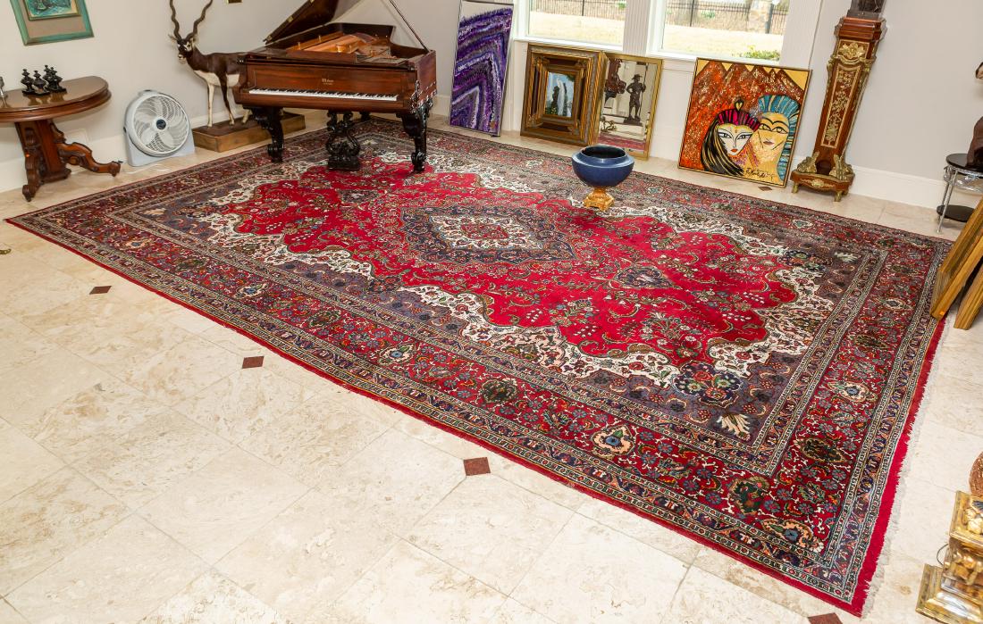 Room Size Tabriz Rug, 19' x 12.2' (1 of 5)