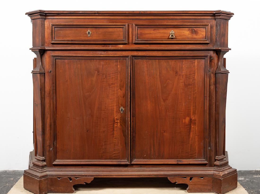 Italian Baroque Style Walnut Credenza (1 of 10)