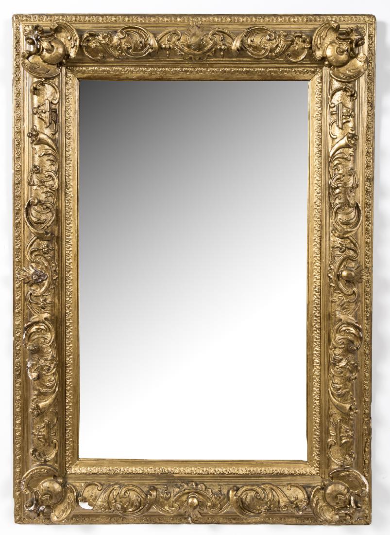 Late 19th Century Gilt Wood & Gesso Wall Mirror (1 of 5)