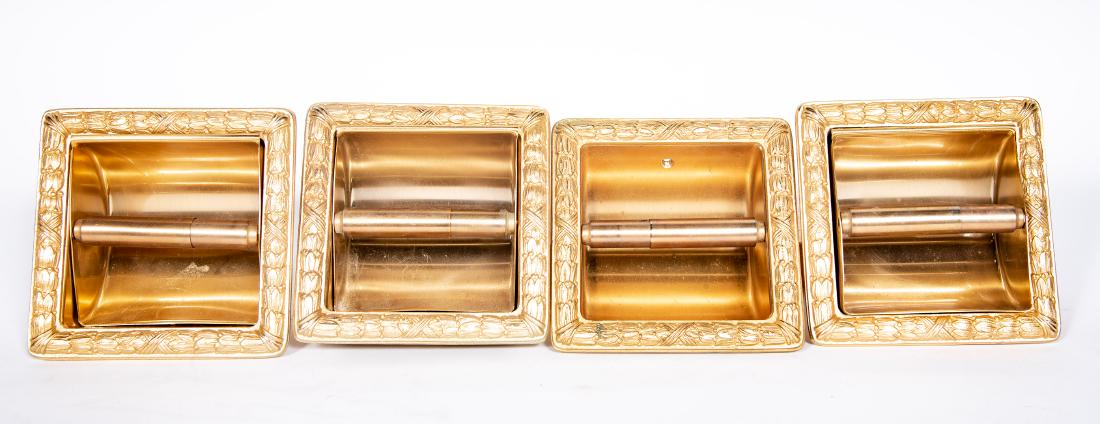 4, Sherle Wagner 22K Plated Toilet Paper Holder (1 of 7)