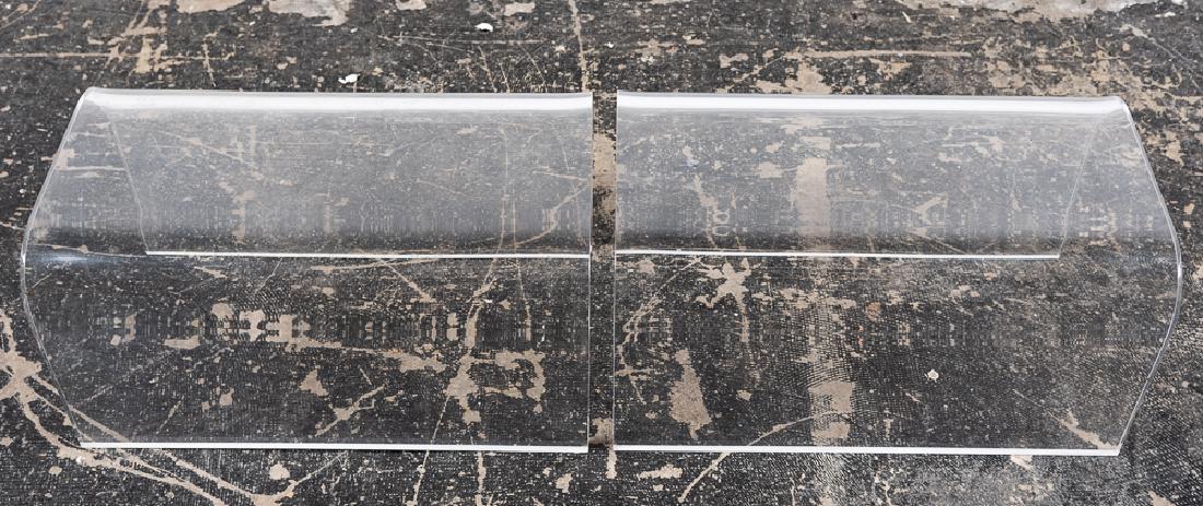 Set, 3 Modern Custom Lucite Waterfall Side Tables (1 of 2)