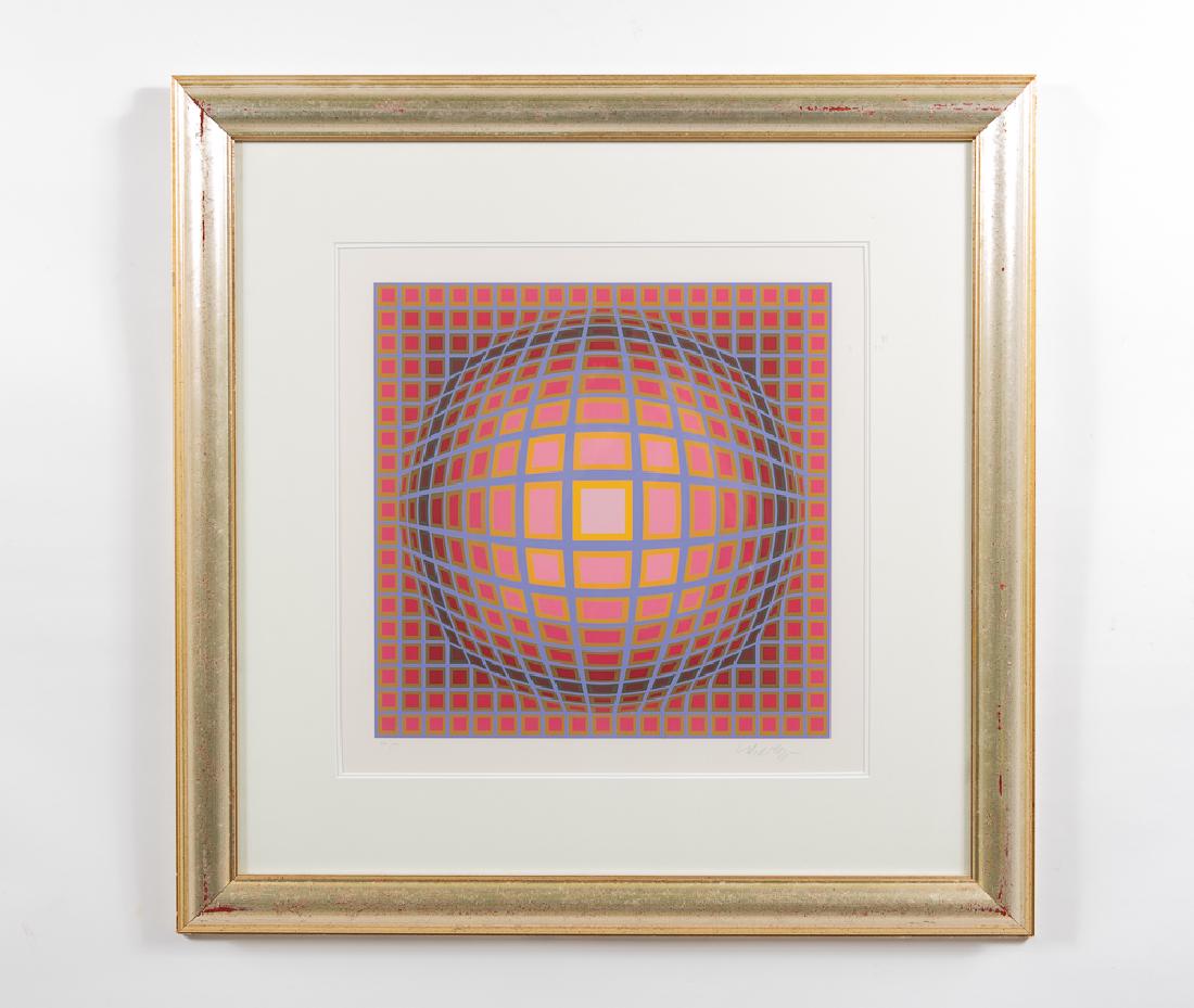 Victor Vasarely Untitled Op Art Framed Print (1 of 7)