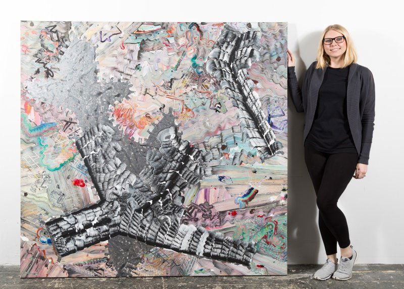 Herb Creecy "Sky Battle" A/C, 1983 (1 of 8)