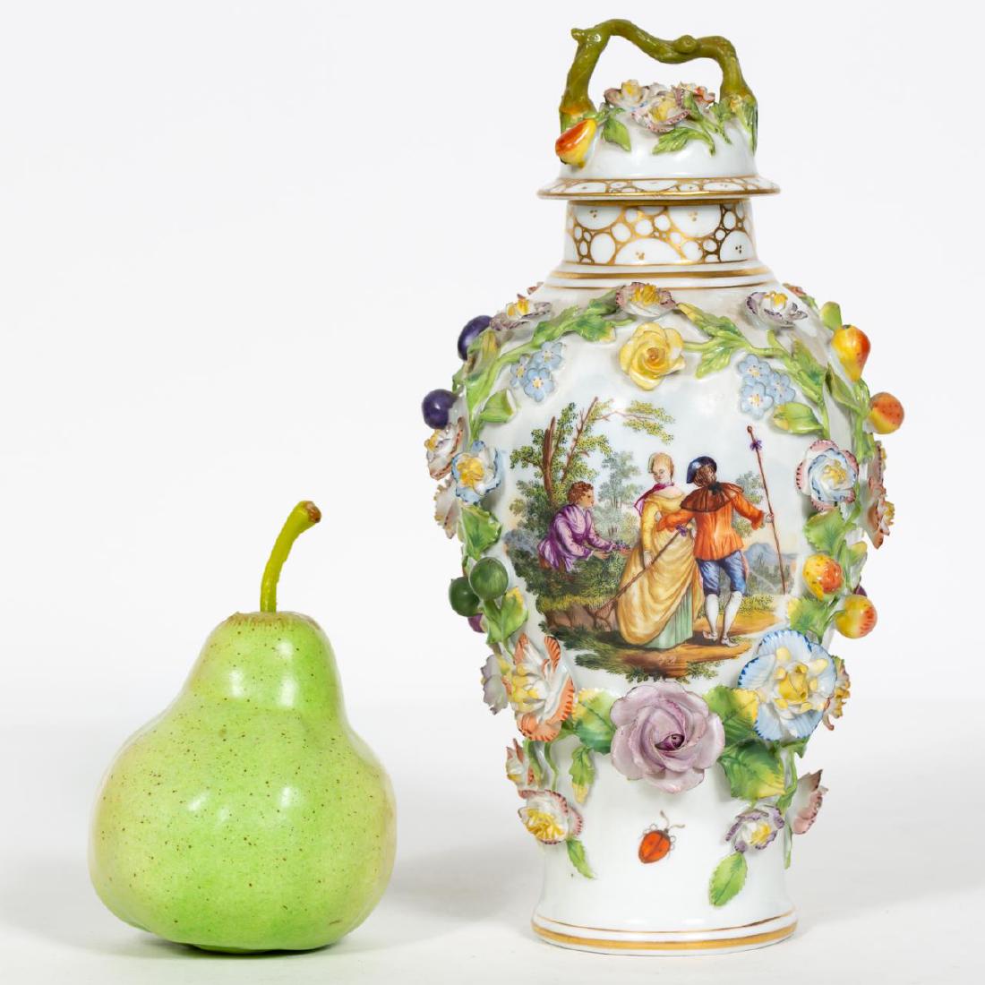 Carl Thieme Lidded Floral Porcelain Urn (1 of 7)