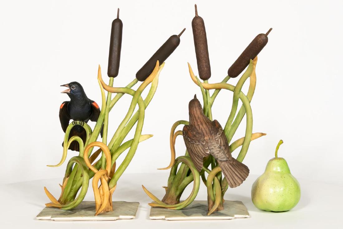 Pair of Boehm Red Winged Blackbird Figurines, 426 (1 of 4)
