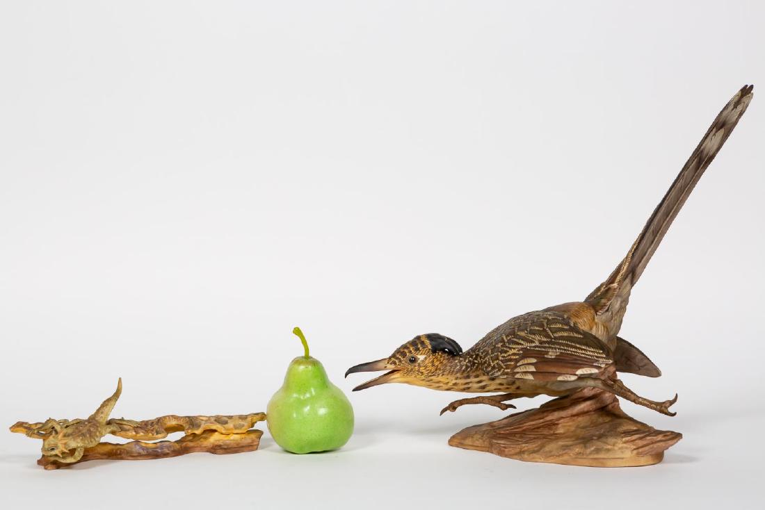 Boehm Porcelain "Roadrunner" and "Horned Toad" (1 of 4)
