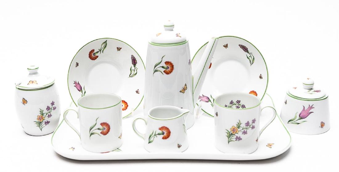 9 PC Tiffany & Co. "Tiffany Garden" Porcelain Set (1 of 5)