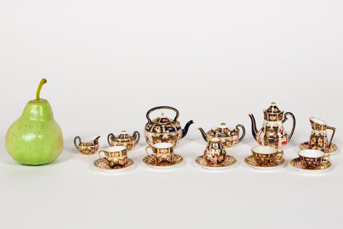Miniature Derby Imari Porcelain Tea Set, 17 pcs (1 of 8)