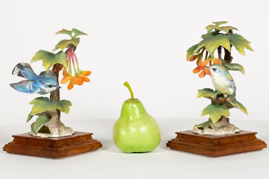 Pair of Doughty Cerulean Warbler & Maple Figures (1 of 5)