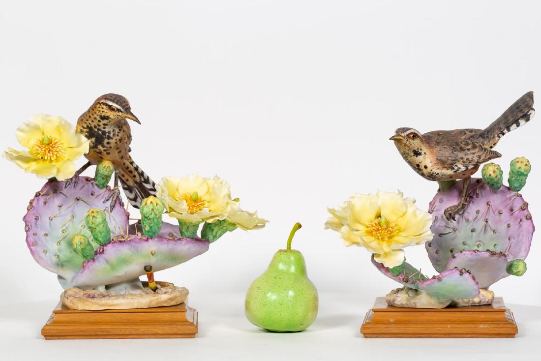 Pair, Doughty Cactus Wren Figurines w/Boxes (1 of 7)