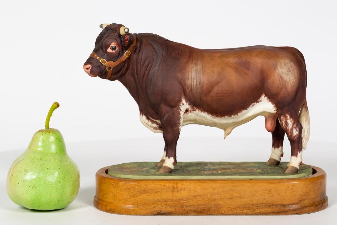 Royal Worcester Dairy Shorthorn Bull on Base (1 of 6)
