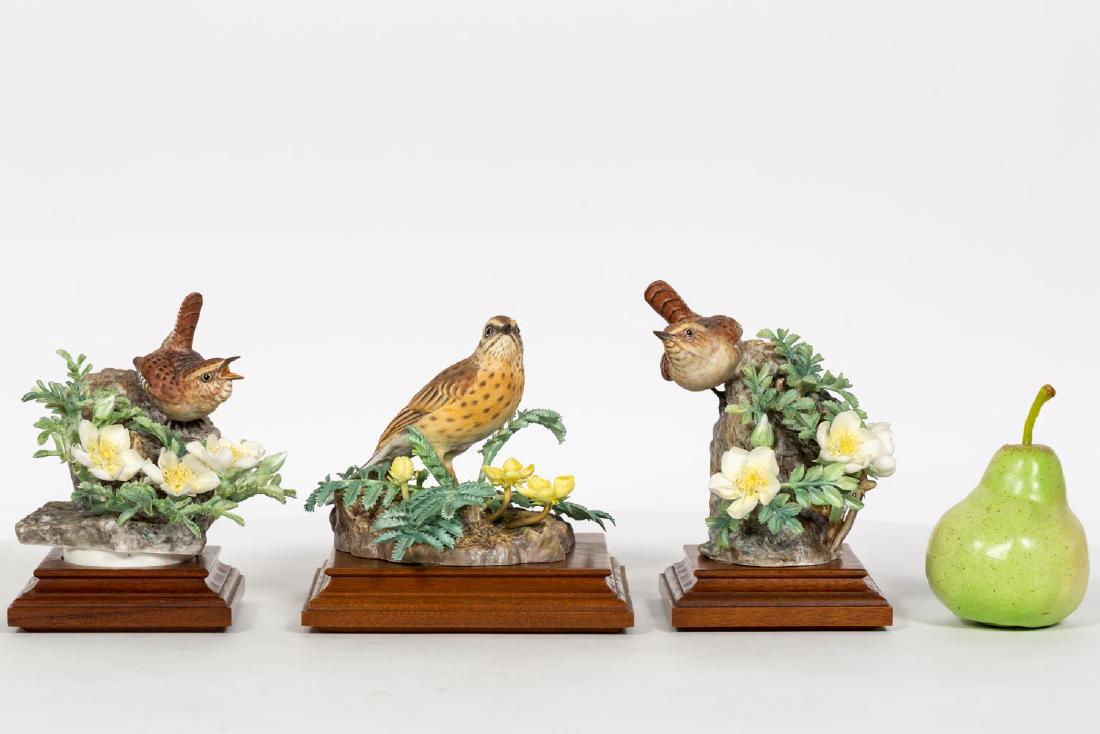 3 Doughty Wren & Burnet Rose Figurines, w/ Boxes (1 of 8)
