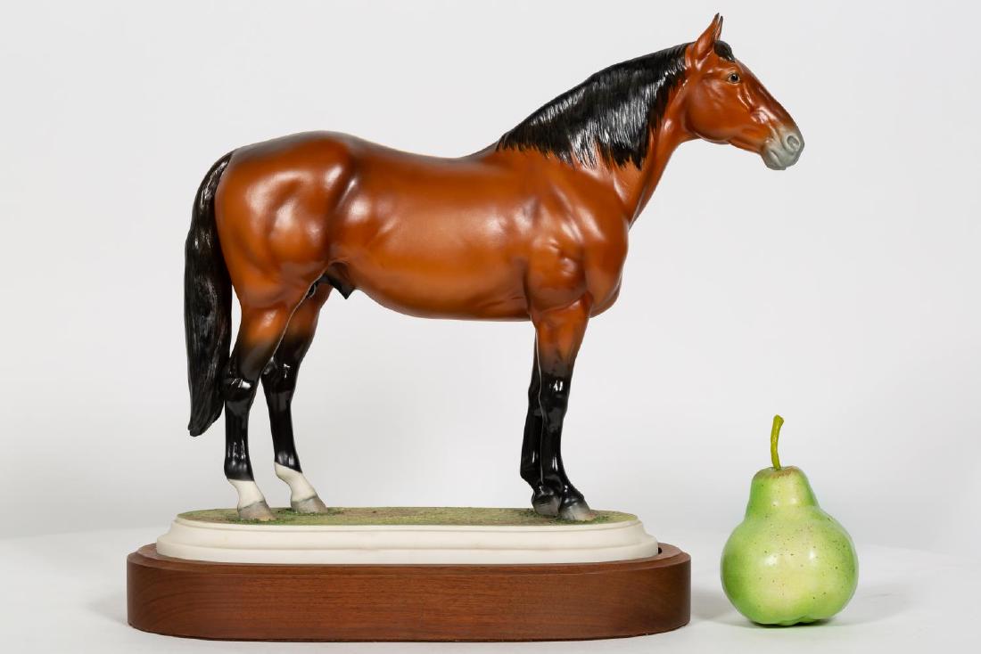 Boehm "Adios" Porcelain Horse With Stand (1 of 5)