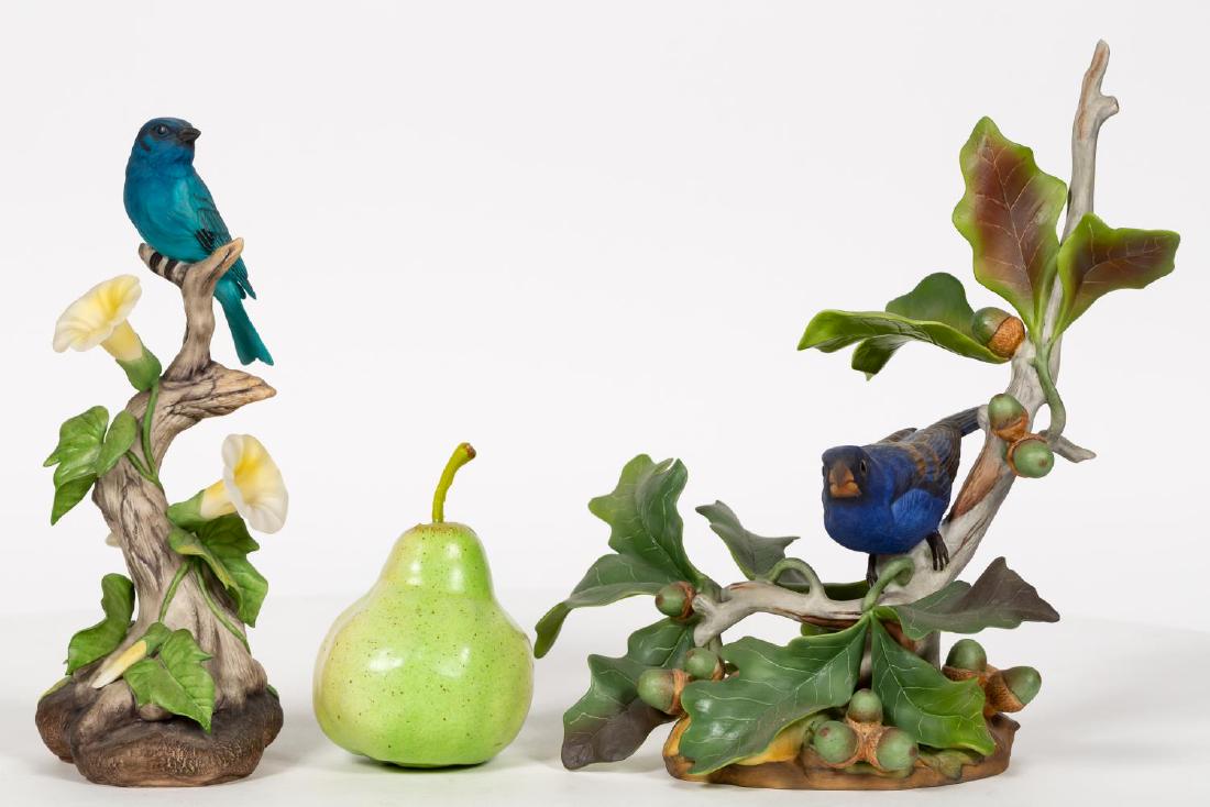 Two Boehm Figurines, Blue Grosbeak & Bunting (1 of 8)