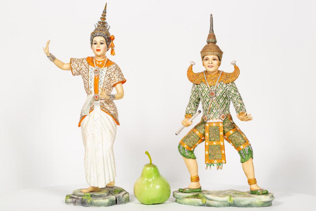 Two Connoisseur Figures, "Kohn" & "Thai Dancer" (1 of 6)