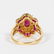 14k Yellow Gold, Ruby, & Diamond Ring - 3
