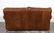 Ralph Lauren Brown Leather Loveseat - 2