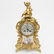 Samuel Marti Bronze and Porcelain Mantle Clock