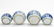 Four Chinese Export Blue & White Vases, Two Pairs - 4