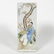 Chinese Square Figural Motif Porcelain Hat Stand